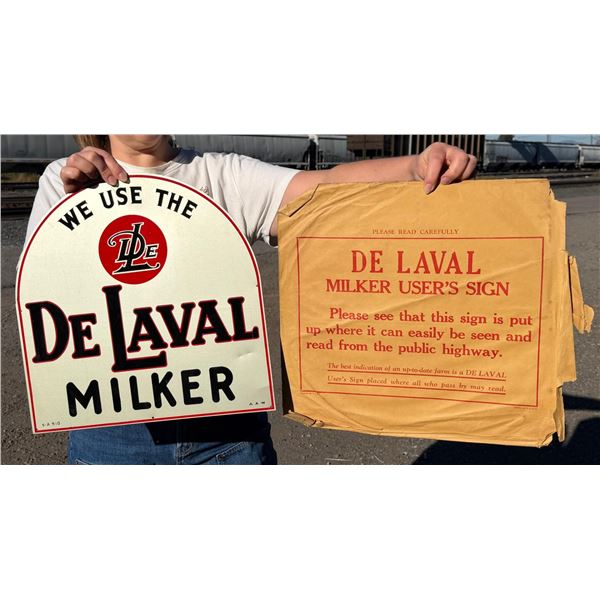 We Use the De Laval Milker Sign