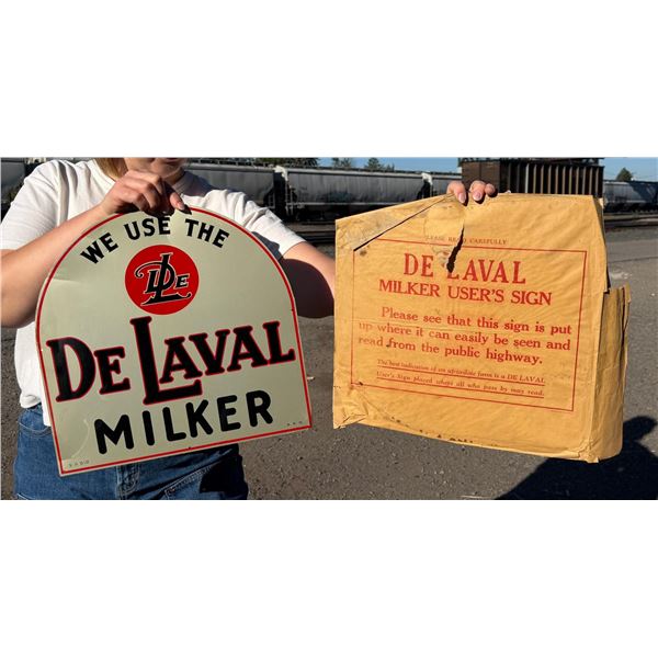 We Use the De Laval Milker Sign
