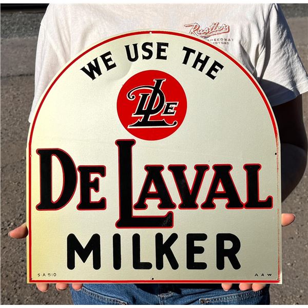 We Use the De Laval Milker Sign