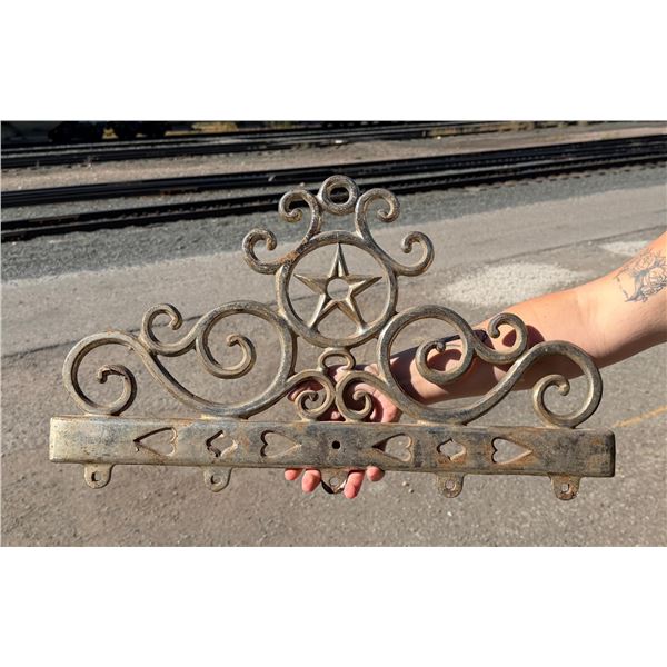 Cast Iron Wood Stove Top Decoration