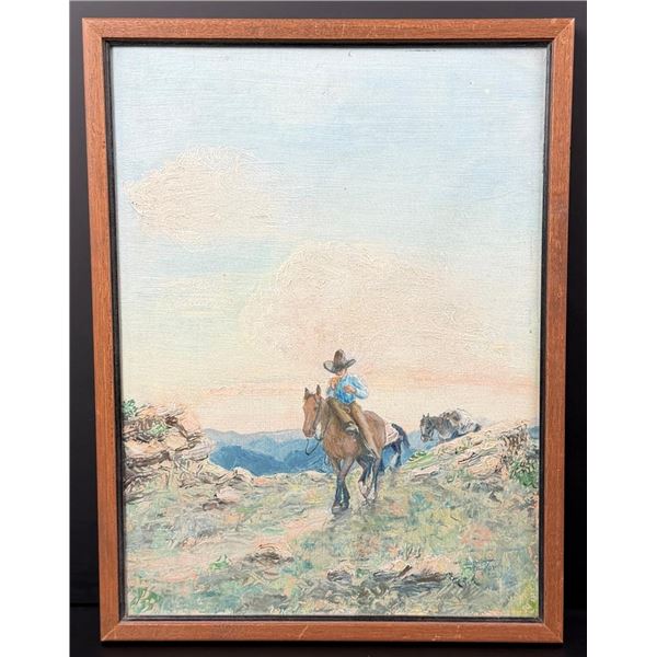 Dorothy Taylor On the Range Painting