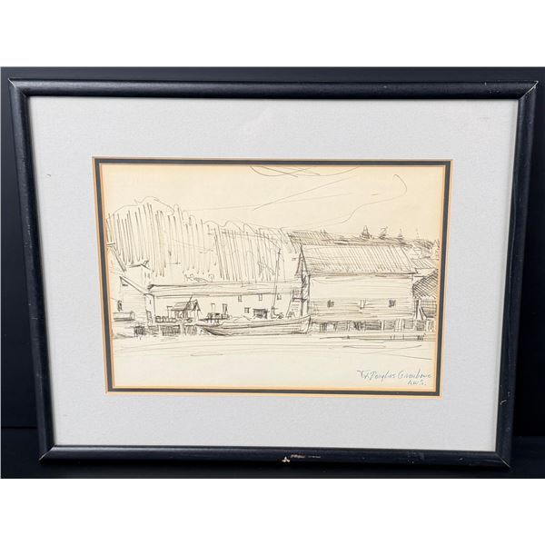 F Douglas Greenbowe Harbor Drawing