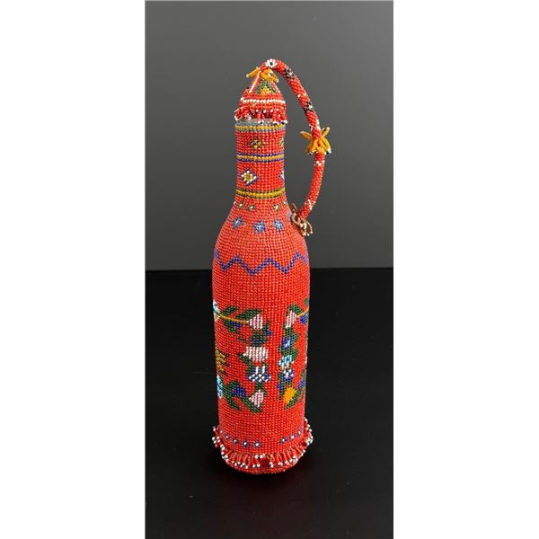 Paiute Native American Indian Beaded Bottle