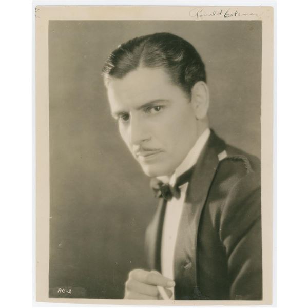 Ronald Colman Signed Autographed Portrait Photo