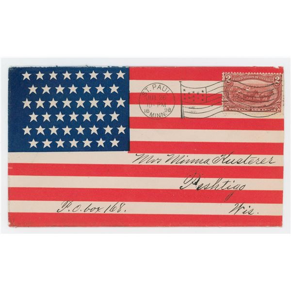1898 Spanish American War Patriotic Cover