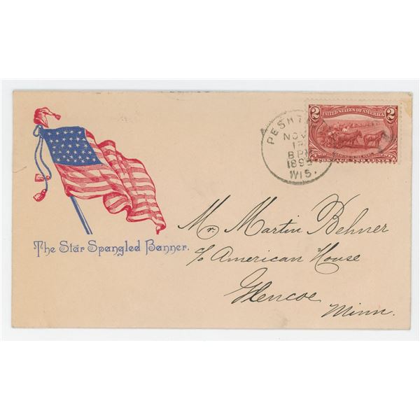 1898 Spanish American War Patriotic Cover