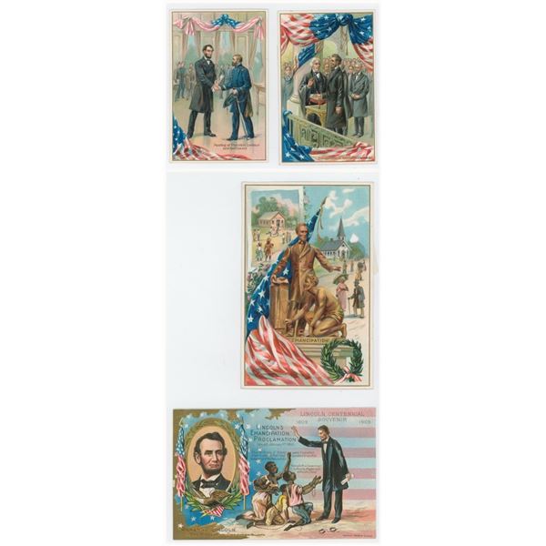Abraham Lincoln Centennial Souvenir 1909 Postcards