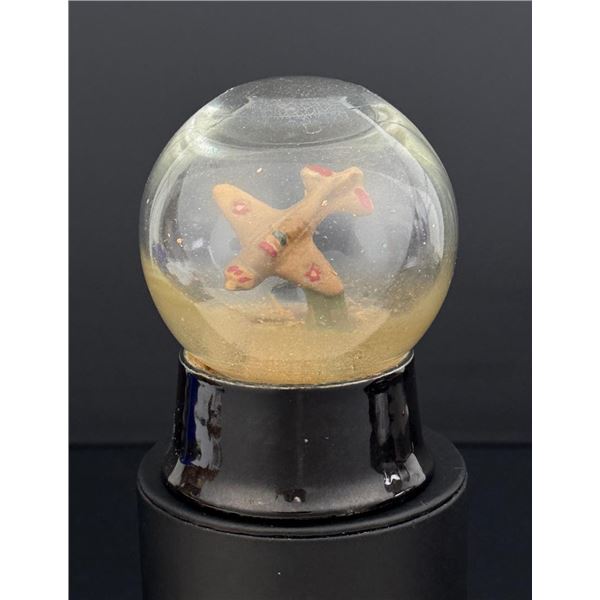 WW2 Atlas Crystal Works Bomber Snowglobe