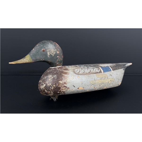 Illinois River Mallard Drake Duck Decoy