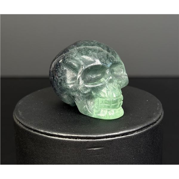 Fluorite Skull Carving