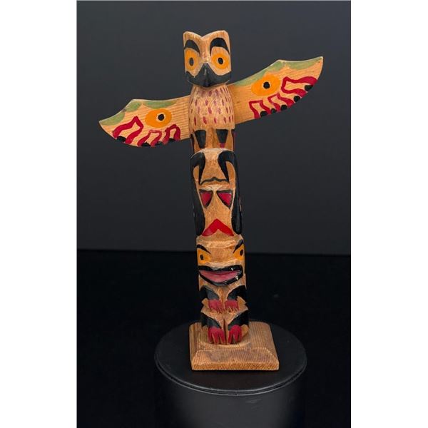Northwest Coast Haida Indian Carved Totem Pole