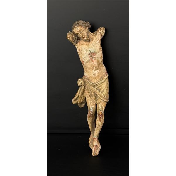 Spanish Colonial Jesus Christ Santos Carving