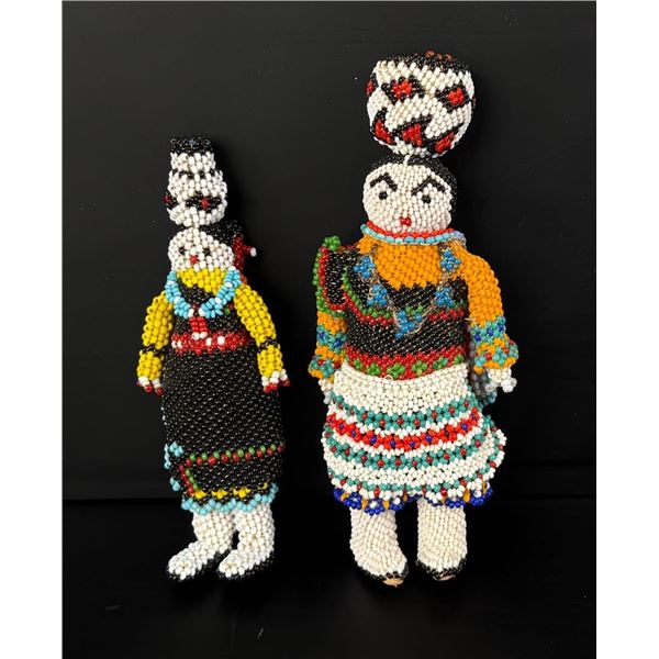 Zuni Native American Indian Beaded Dolls