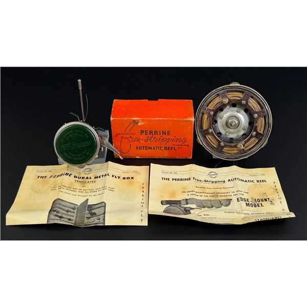 Perrine and Heddon Winona Fishing Reels