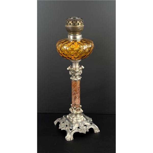 French NGR Kerosene Column Lamp