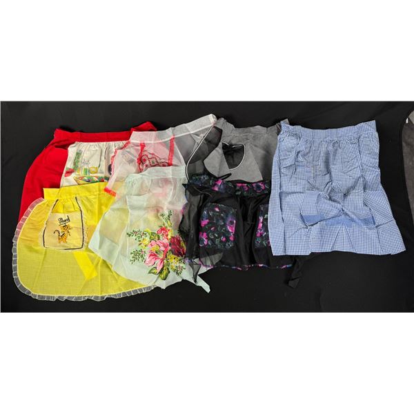Collection of Vintage Sheer Aprons