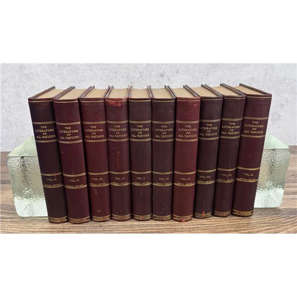 The Literature of All Nations 10 Volume Set