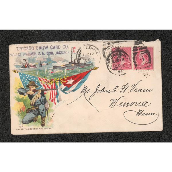 1898 Spanish American War Patriotic Cover