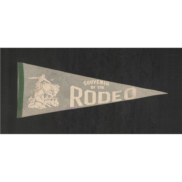 Rodeo Souvenir Felt Pennant