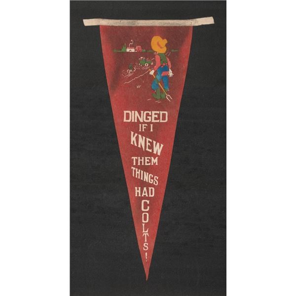 Motorcycle and Automobile Felt Pennant