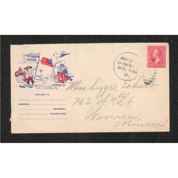 1898 Spanish American War Patriotic Cover