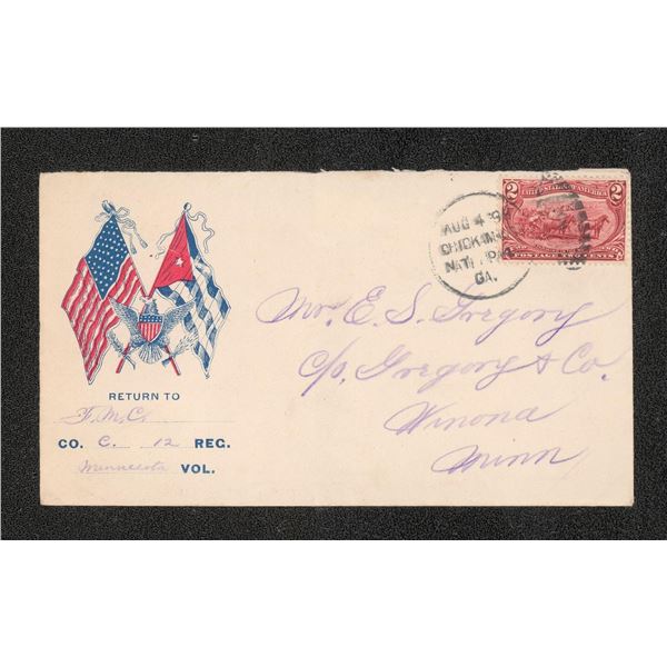 1898 Spanish American War Patriotic Cover