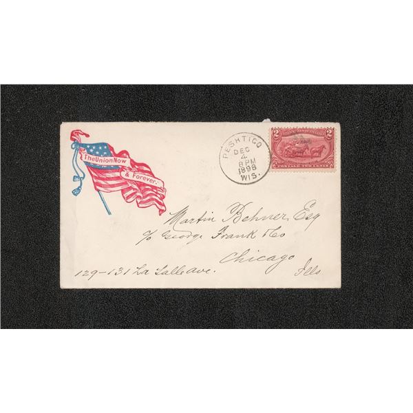 1898 Spanish American War Patriotic Cover