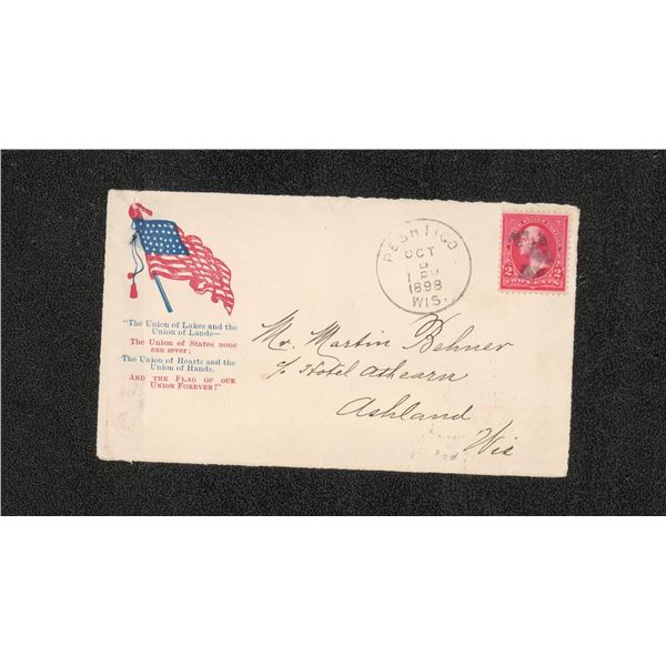 1898 Spanish American War Patriotic Cover