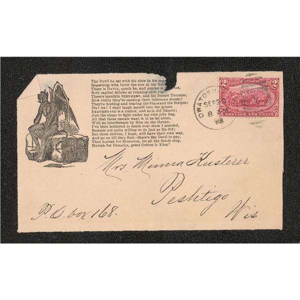 1898 Spanish American War Patriotic Cover