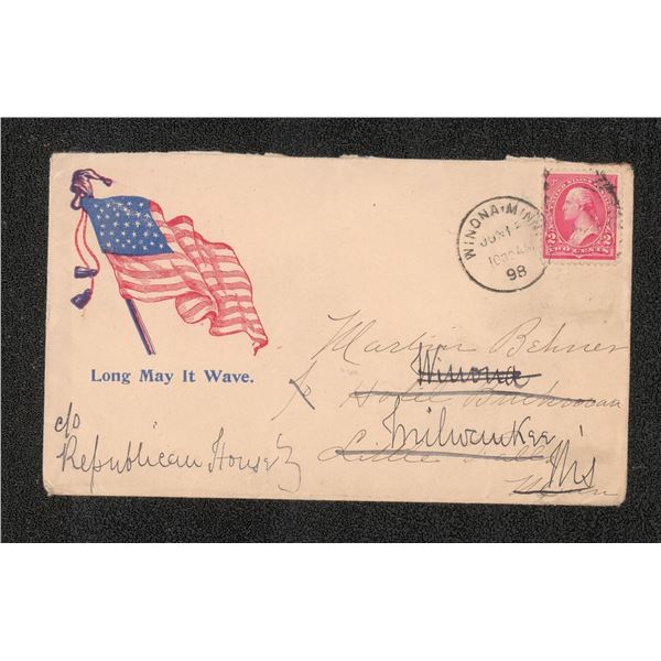 1898 Spanish American War Patriotic Cover