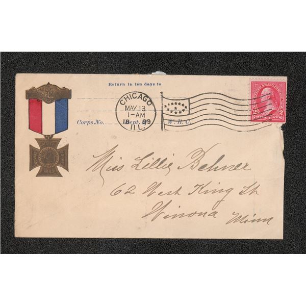 1898 Spanish American War Patriotic Cover