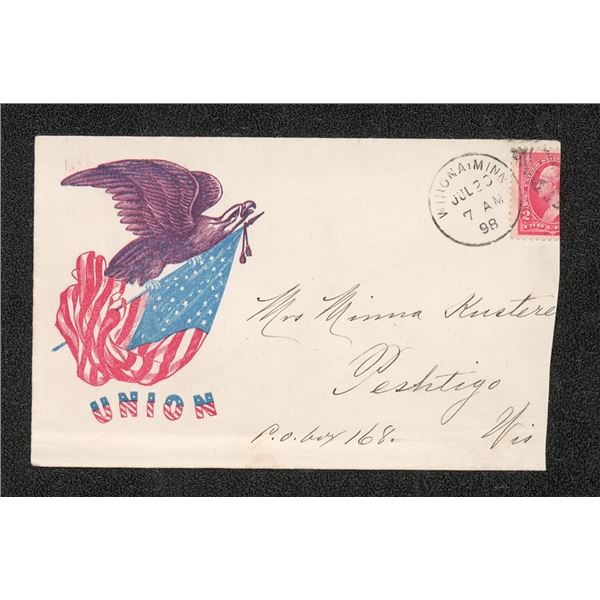 1898 Spanish American War Patriotic Cover