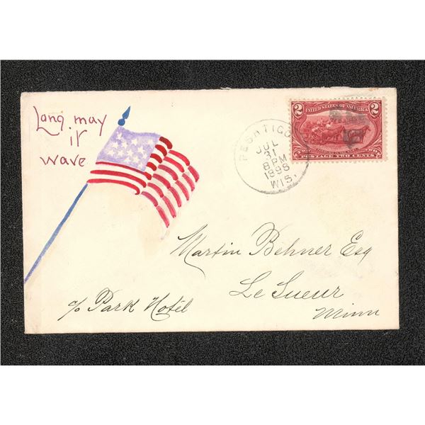 1898 Spanish American War Patriotic Cover