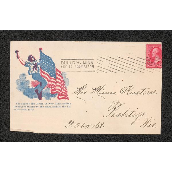 1898 Spanish American War Patriotic Cover