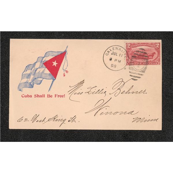 1898 Spanish American War Patriotic Cover
