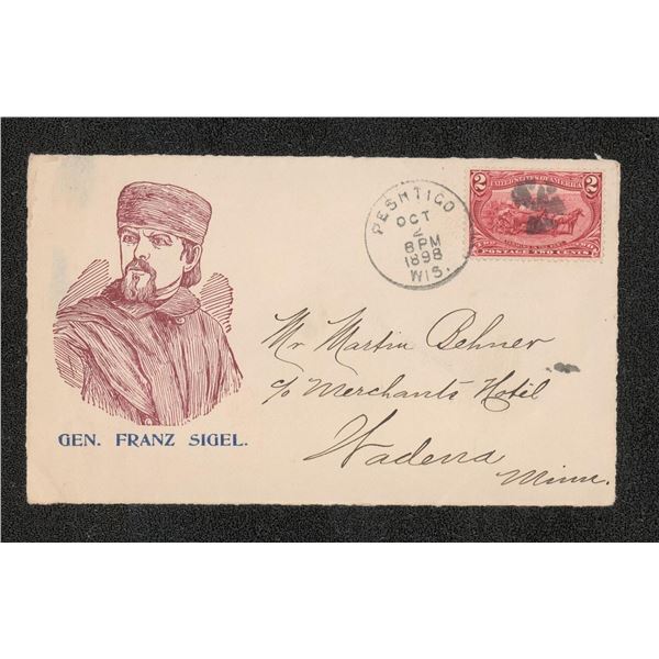 1898 Spanish American War Patriotic Cover