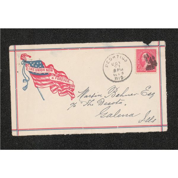 1898 Spanish American War Patriotic Cover
