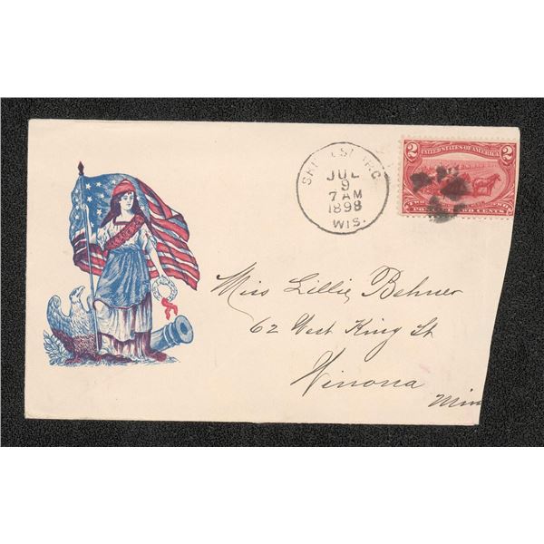 1898 Spanish American War Patriotic Cover