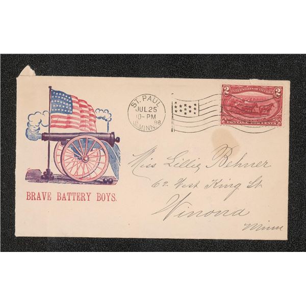 1898 Spanish American War Patriotic Cover