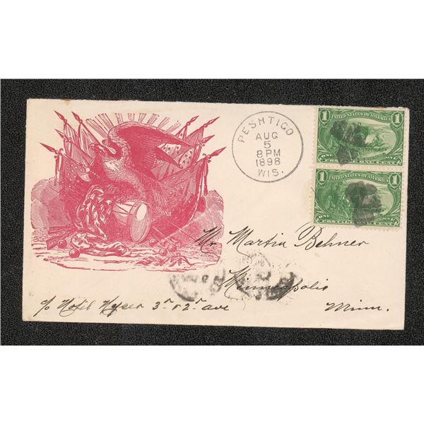1898 Spanish American War Patriotic Cover