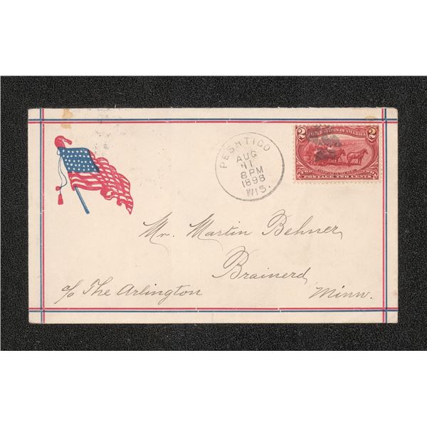 1898 Spanish American War Patriotic Cover