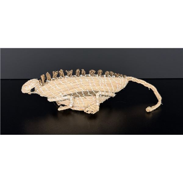 South American Figural Iguana Basket
