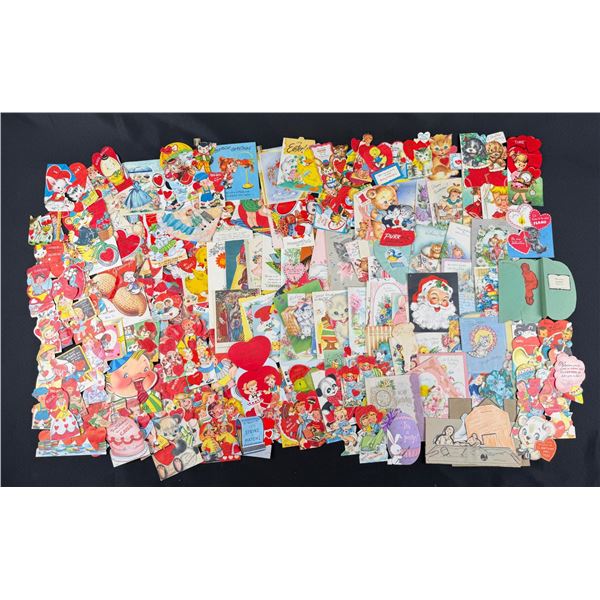 Collection of Antique Valentines Day Cards
