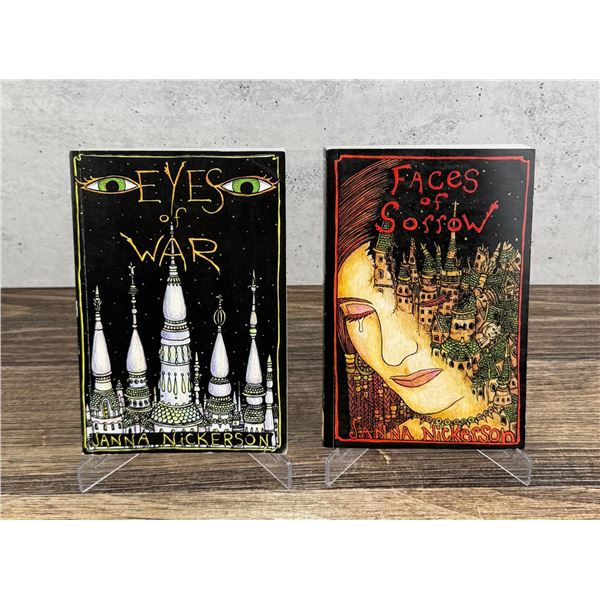 Pair of Signed Janna Nickerson Fantasy Books