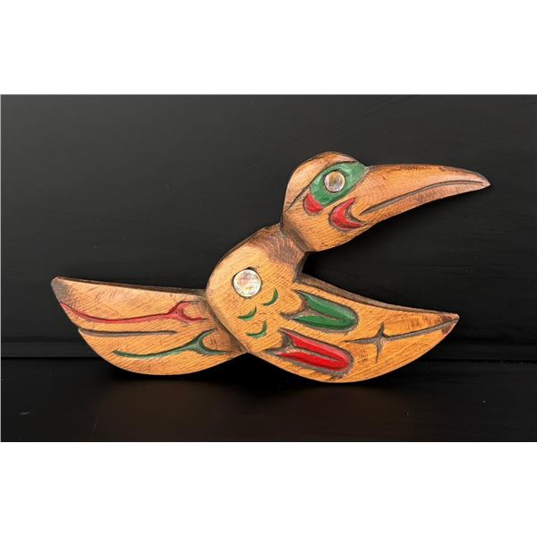 Billy Robertson Northwest Coast Carved Raven