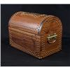 Image 4 : Custom Made Walnut Treasure Chest Lockbox Coffer