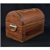 Image 5 : Custom Made Walnut Treasure Chest Lockbox Coffer