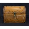 Image 2 : Custom Made Walnut Treasure Chest Lockbox Coffer