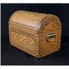Image 5 : Custom Made Walnut Treasure Chest Lockbox Coffer