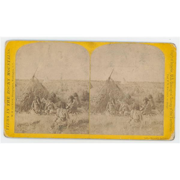 E.&H.T. Anthony Bannock Indians Stereoview